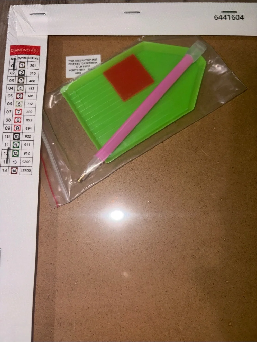 Creative Life Game Day Football Diamond Painting Kit Pink Bow Complete